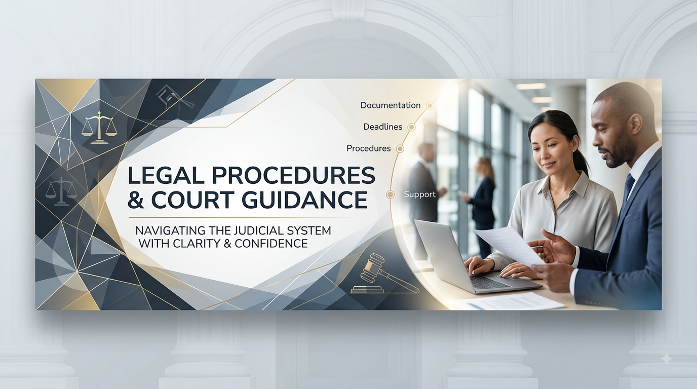 Legal Procedures And Court Guidance Image